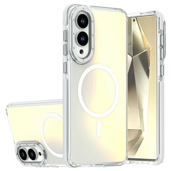 Mobilskal till Galaxy S25 Edge MagSafe Acrylic - Vit Vit