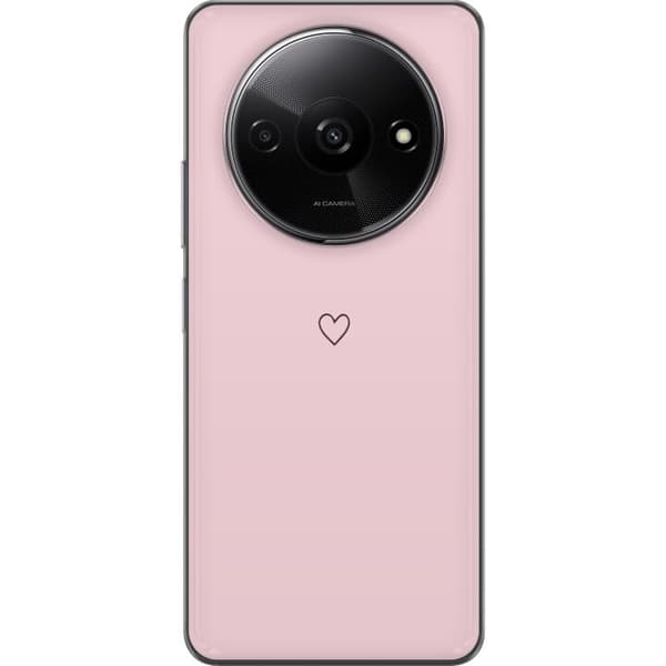 Telefontaske til Xiaomi Redmi A3 med lille hjerte