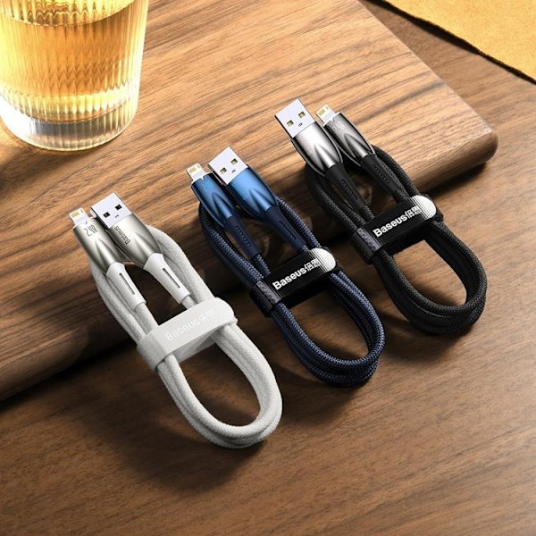 Baseus USB-A till Lightning-kabel 2.4 A - Svart Black