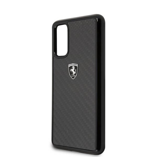 Ferrari Skal Samsung Galaxy S20 Carbon Heritage - Svart Svart
