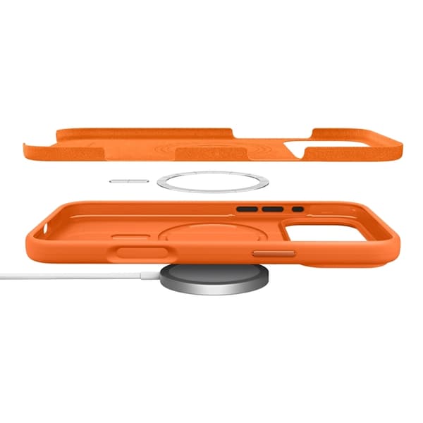 Spigen Mobilskal För iPhone 17 Pro Max Magsafe Silikon Fit - Orange Orange