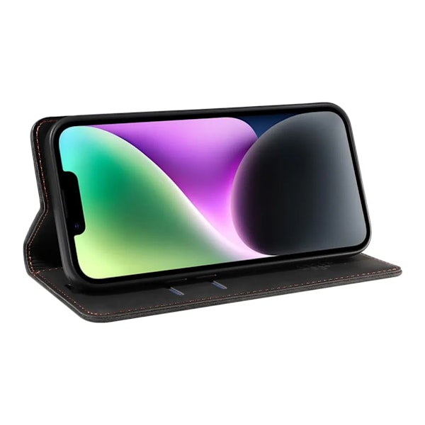 BETOPNICE iPhone 15 Plus Plånboksfodral - Svart Svart