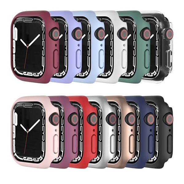 Hård PC Skal Apple Watch 7 41 mm - Tranparent