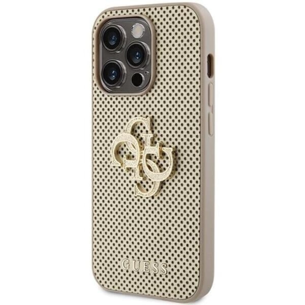 Guess iPhone 15 Pro Max Mobilskal Perforated 4G Glitter Logo