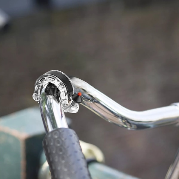 Rockbros Q-formad Cykelklocka - Transparent Transparent