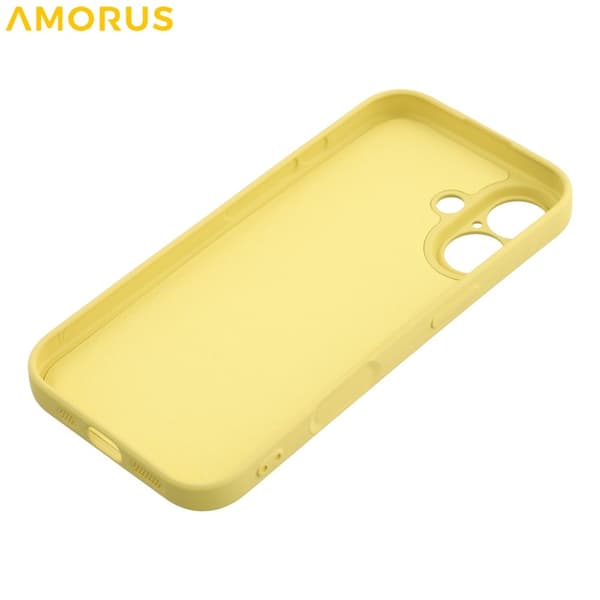 AMORUS Mobilskal till iPhone 17 Precise Cutouts TPU Fiber - Gul Gul
