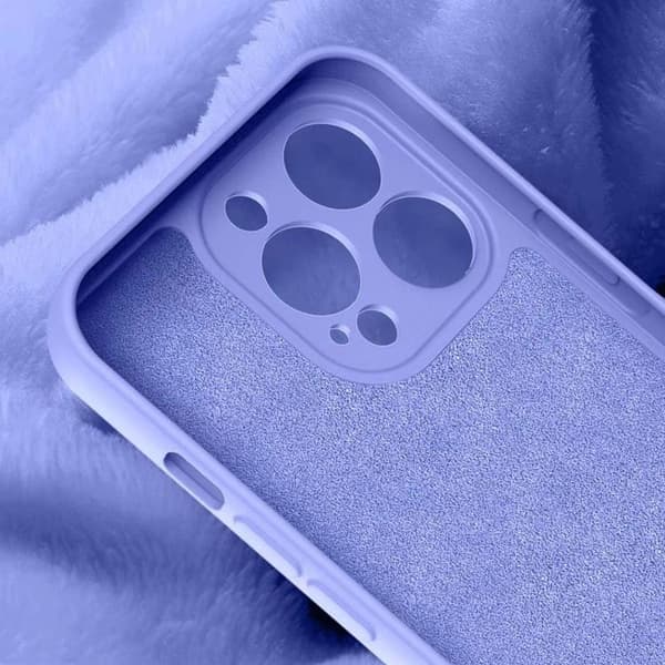 iPhone 14 Plus Skal Silikon - Lilla Lila