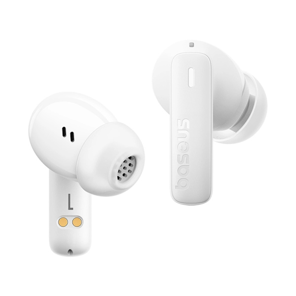Baseus TWS In-Ear Hörlurar Bowie E19 - Vit Vit
