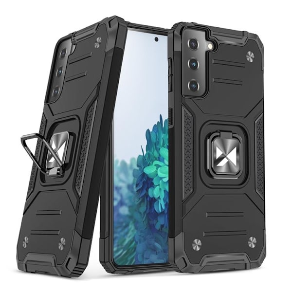 Wozinsky Ring Armor Skal Galaxy S22 Plus - Musta Black