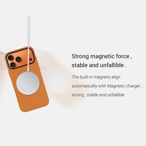 KZDOO Mobilskal till iPhone 17 Pro MagSafe PU + PC Shockproof Svart