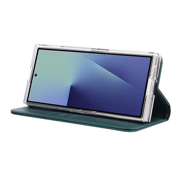 ABEEL Samsung Galaxy Z Fold7 Plånboksfodral RFID-Skydd Konstläder Grön