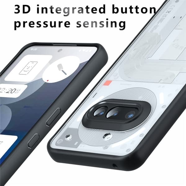 Mobilskal till Nothing Phone (3a) Matte Drop Proof - Svart Svart