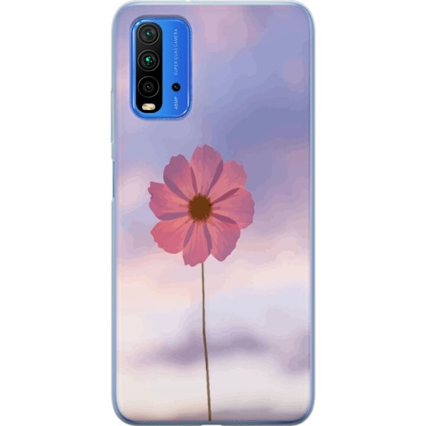 Mobilskal till Xiaomi Redmi Note 9 4G med Rosa blomma