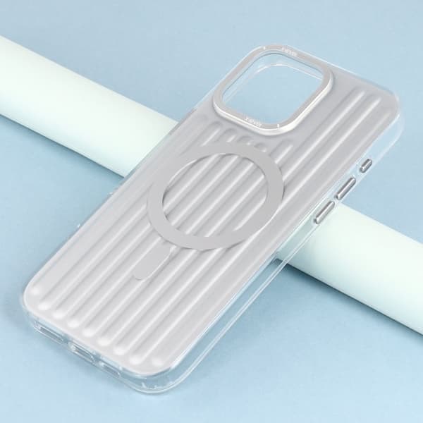 X-LEVEL Mobilskal till iPhone 16 Pro Max MagSafe Färgskiftande Silver