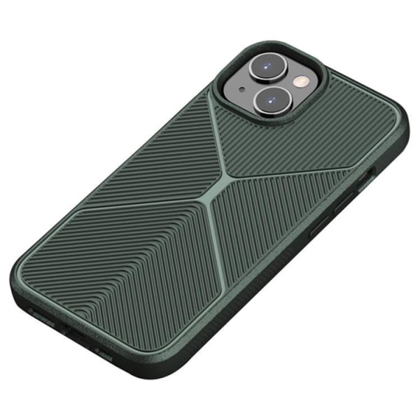 iPhone 14 Cover X Design - Grøn