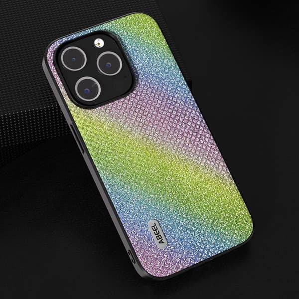 ABEEL Mobilskal till iPhone 14 Pro Max Shockproof PU Läder Flerfärgad