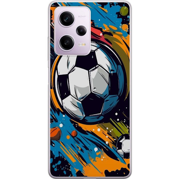 Mobilskal till Xiaomi Redmi Note 12 Pro med Fotbollar