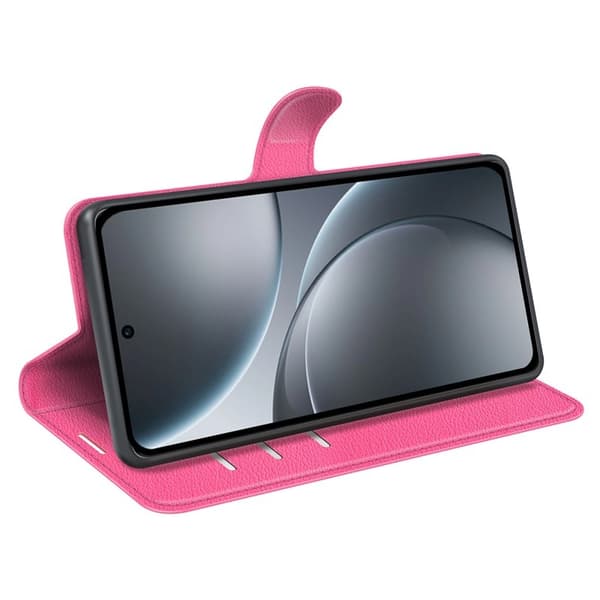 AMORUS Oppo Find X9 Pro 5G Plånboksfodral Konstläder Stöd - Rosa