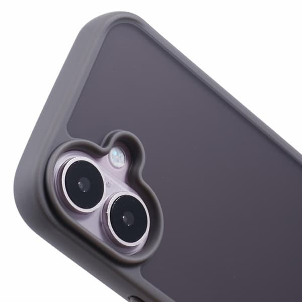 X-LEVEL Mobilskal till iPhone 16 Akryl TPU Gummiskydd - Grå