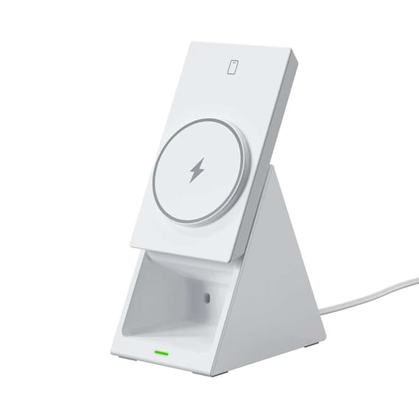 Choetech 3-in-1 Trådlös Laddare Universala 15W - Vit Vit