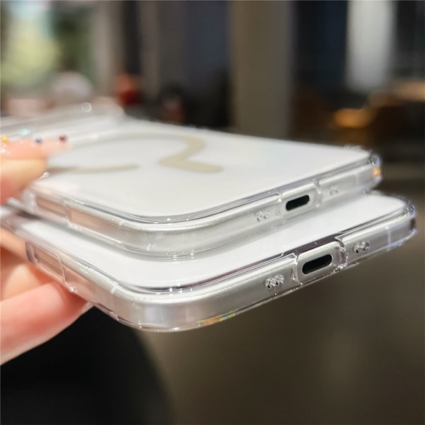 Mobilskal till iPhone Air MagSafe TPU + PC - Grå Grå