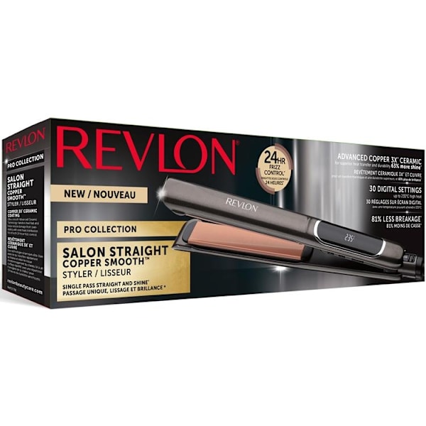 Revlon Plattång Copper Smooth Pro Grå
