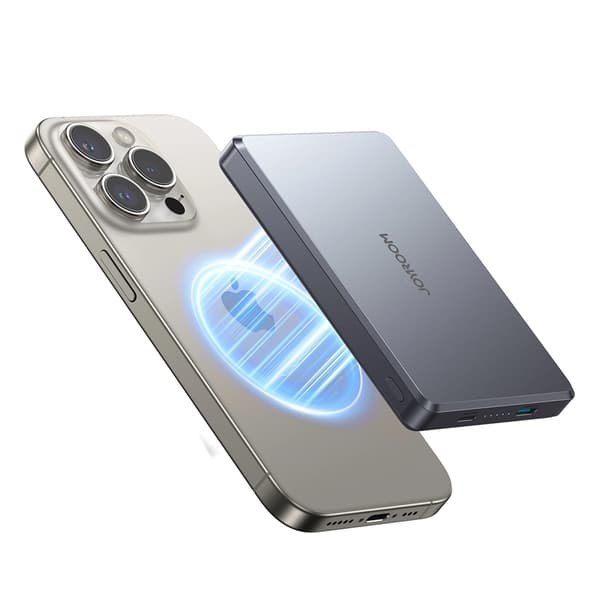 Joyroom Magnetisk Trådlös Powerbank 10000 mAh USB-C - Grå Grå
