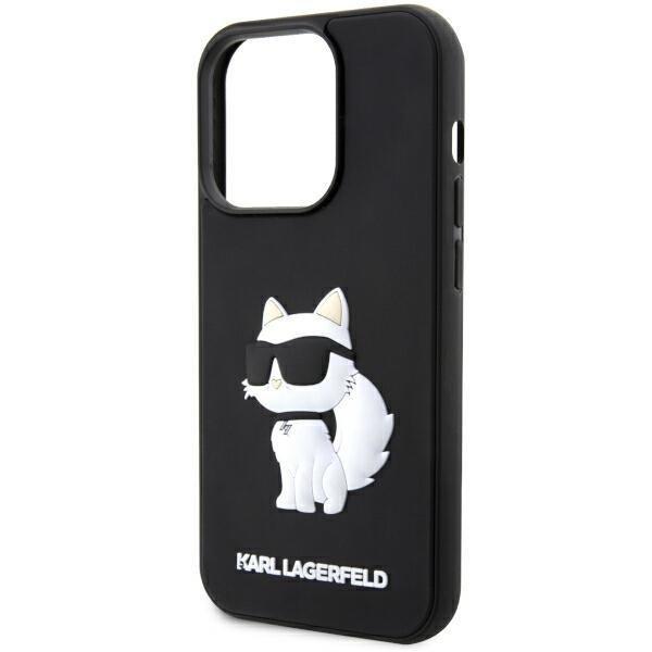 Karl Lagerfeld iPhone 14 Pro -matkapuhelimen kumi Choupette 3D