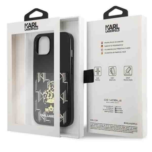 Karl Lagerfeld iPhone 13 Mobil Cover Kortholder Karlimals