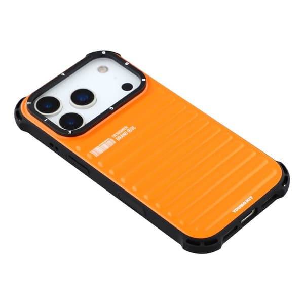 YOUNGKIT Mobilskal till iPhone 17 Pro MagSafe Suitcase Texture - Orange Orange