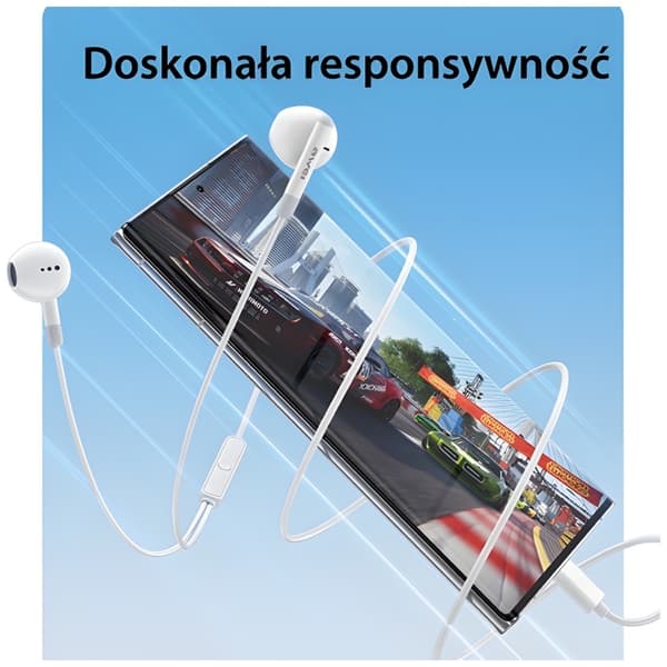 AWEI PC-6T Hörlurar stereo USB-C - Svart