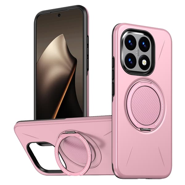 Mobilskal till Xiaomi 15T Magsafe Rotating Kickstand TPU + PC Rosa