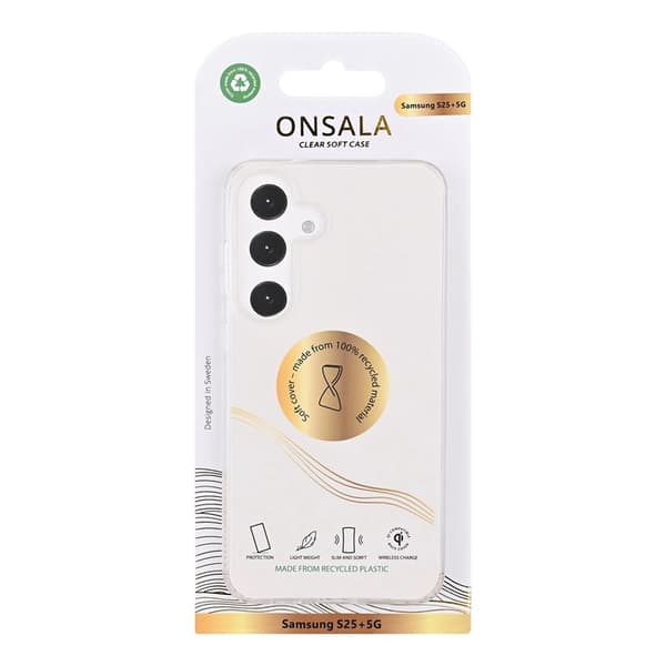 Onsala Mobilskal till Galaxy S25 Plus TPU Återvunnen - Transparent