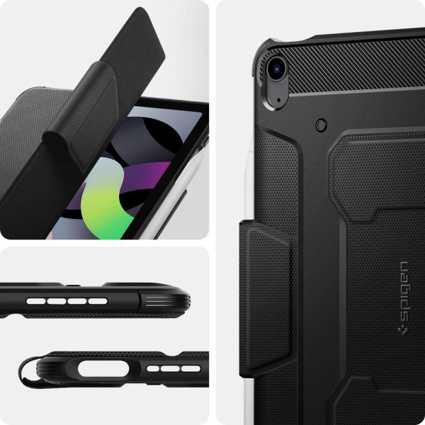 Spigen Rugged Armor Pro Fodral iPad Air 4/5 (2020/2022) - Svart Svart