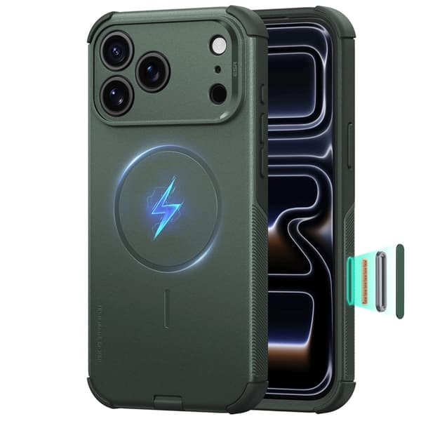 ESR Mobilskal För iPhone 17 Pro Max/18 Pro Max Magsafe Cyber Tough - Grön