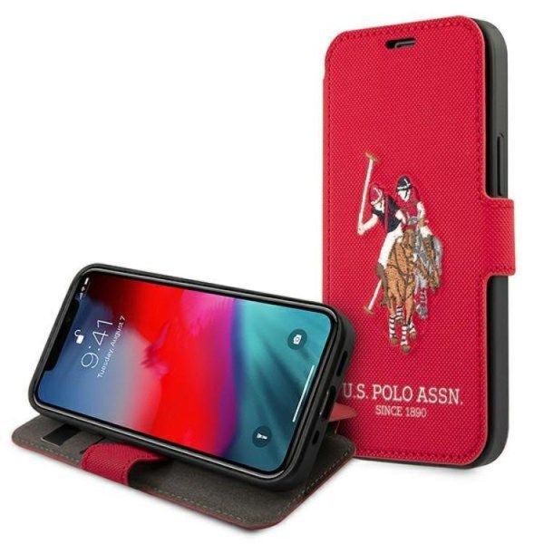 US Polo Polo Embroidery Collection Case iPhone 12 Pro Max - Rød Red
