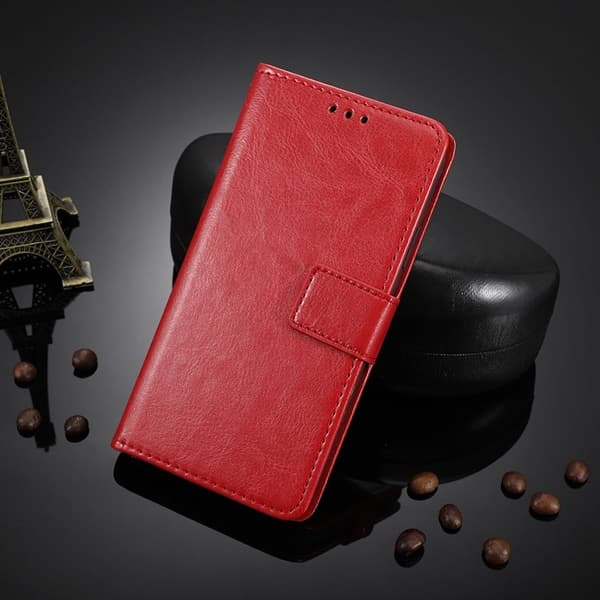 Oppo Find X9 Pro 5G Plånboksfodral Konstläder - Röd