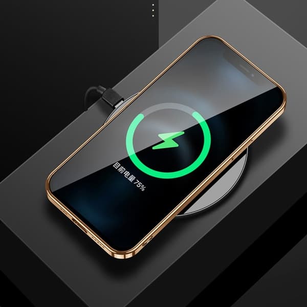 SULADA Mobilskal till iPhone 13 Pro PU Läder Litchi Textur Svart