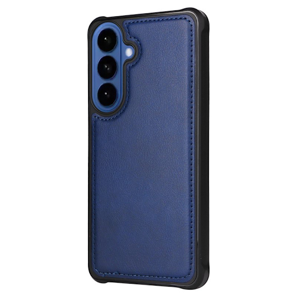 Plånboksfodral för Samsung Galaxy S26 Plus Magnetiskt Konstläder - Blå