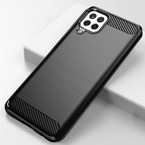 Galaxy A22 4G Skal Carbon Flexible - Svart Svart