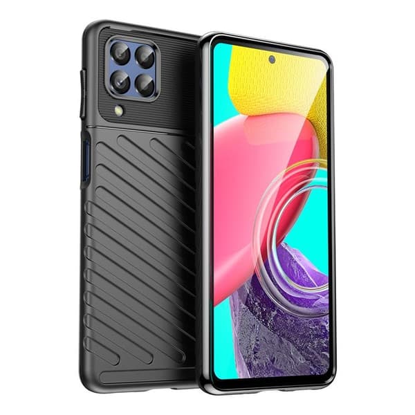 Galaxy M53 5G Skal Thunder Armored Flexible - Svart Black