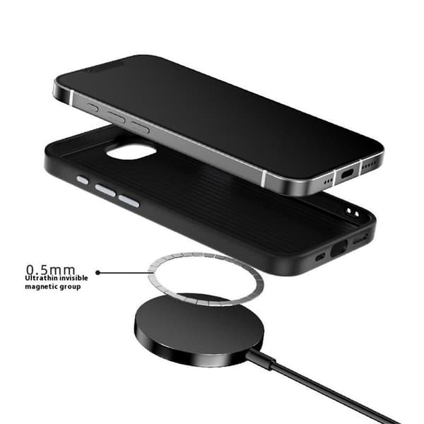 ABEEL Mobilskal till iPhone 16e Magnetiskt Tryckt TPU Läder Grön