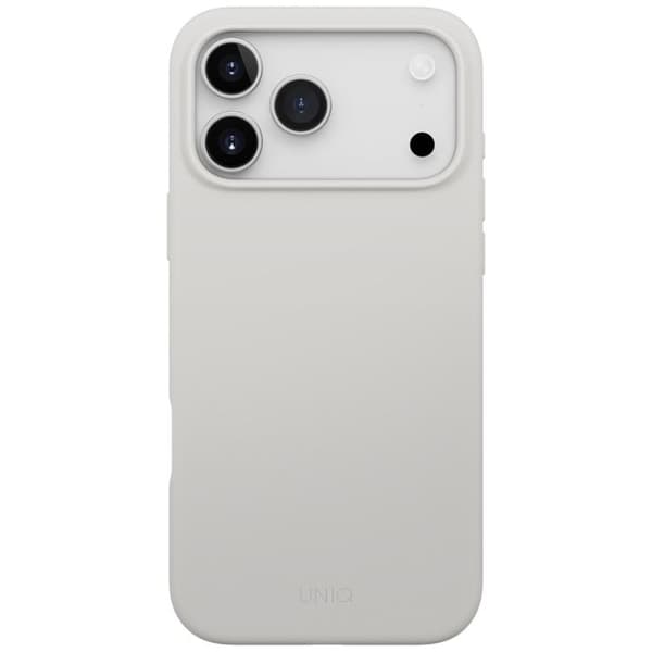 UNIQ Telefontaske til iPhone 17 Pro Max MagSafe Lino - Lysegrå Grå