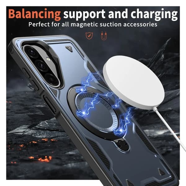 Mobilskal till Galaxy A17 5G Magsafe Kickstand Blå