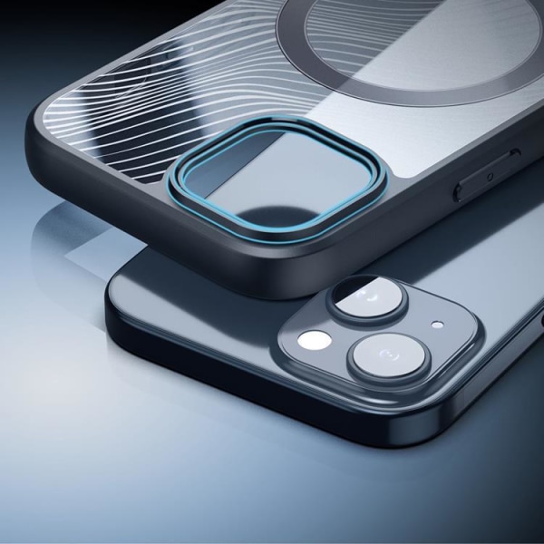 Dux Ducis iPhone 15 matkapuhelinkotelo Magsafe Aimo - musta
