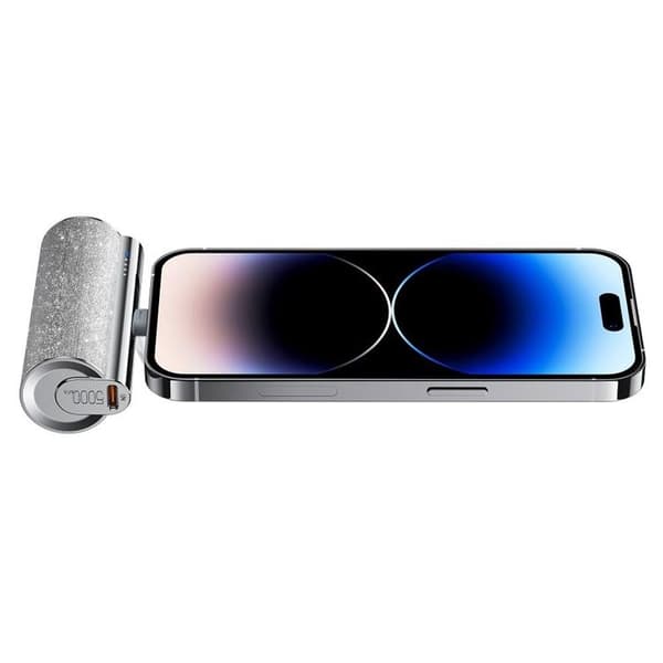 VEGER Powerbank 5000 mAh Lightning PD QC 3.0 2.4A 12W - Silver Silver