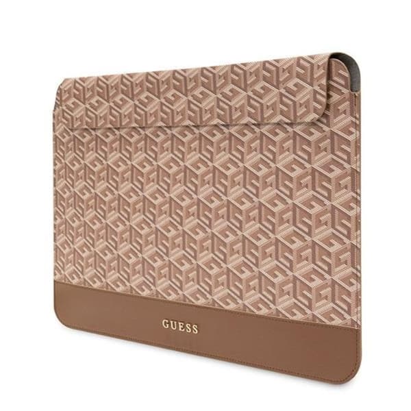 Guess Computer Sleeve 16'' GCube Stripes - Brun Brun
