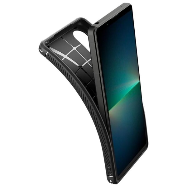Spigen Sony Xperia 5 V -matkapuhelimen suojus Rugged Armor - Mattamusta