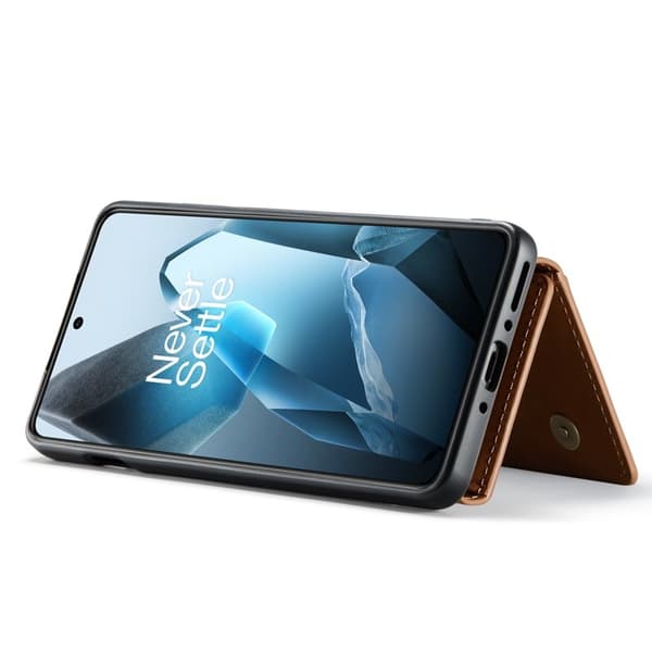 DG.MING M2 Series Mobilskal till OnePlus 13 PU PC TPU - Brun