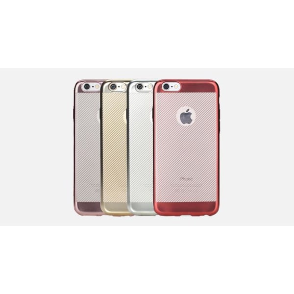 Rock Flexicase Skal till Apple iPhone 6(S) Plus - Rose Gold